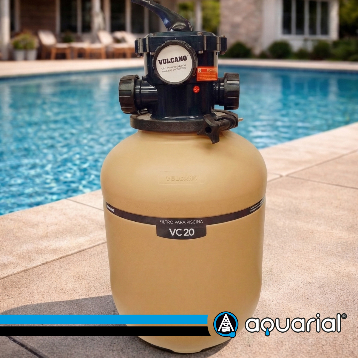 Filtro VC 20 para Pileta Vulcano